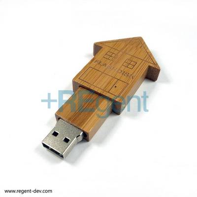 UD153 - 木製屋型USB手指